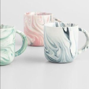Pink Marbled Mug NWOT